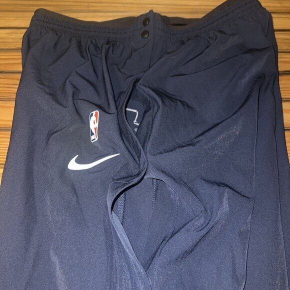 OKC Thunder Nike Basketball Player Issued Warm Up Pants 3XLT NBA Authentic Navy - Picture 8 of 10